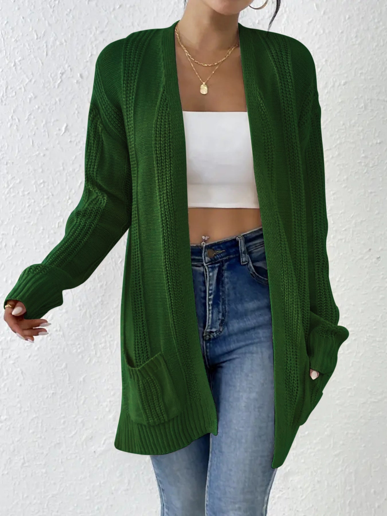 Damen Strickjacke mit Taschen Krohn-e