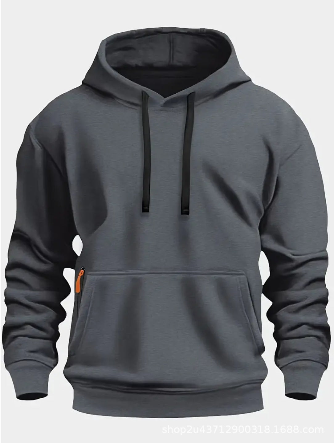 Herren sportlicher Kapuzenpullover mit praktischen Taschen und atmungsaktivem Material Krohn-e