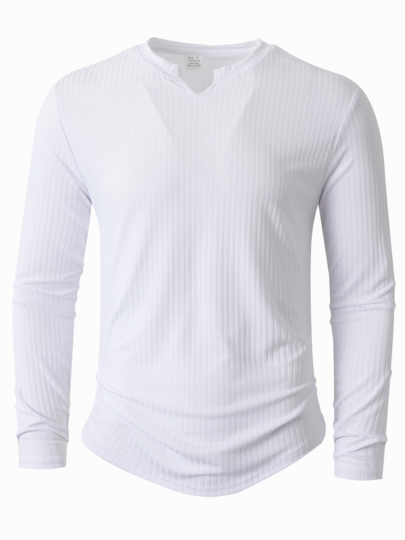 Herren Langarmshirt mit innovativer Rippstruktur Krohn-e