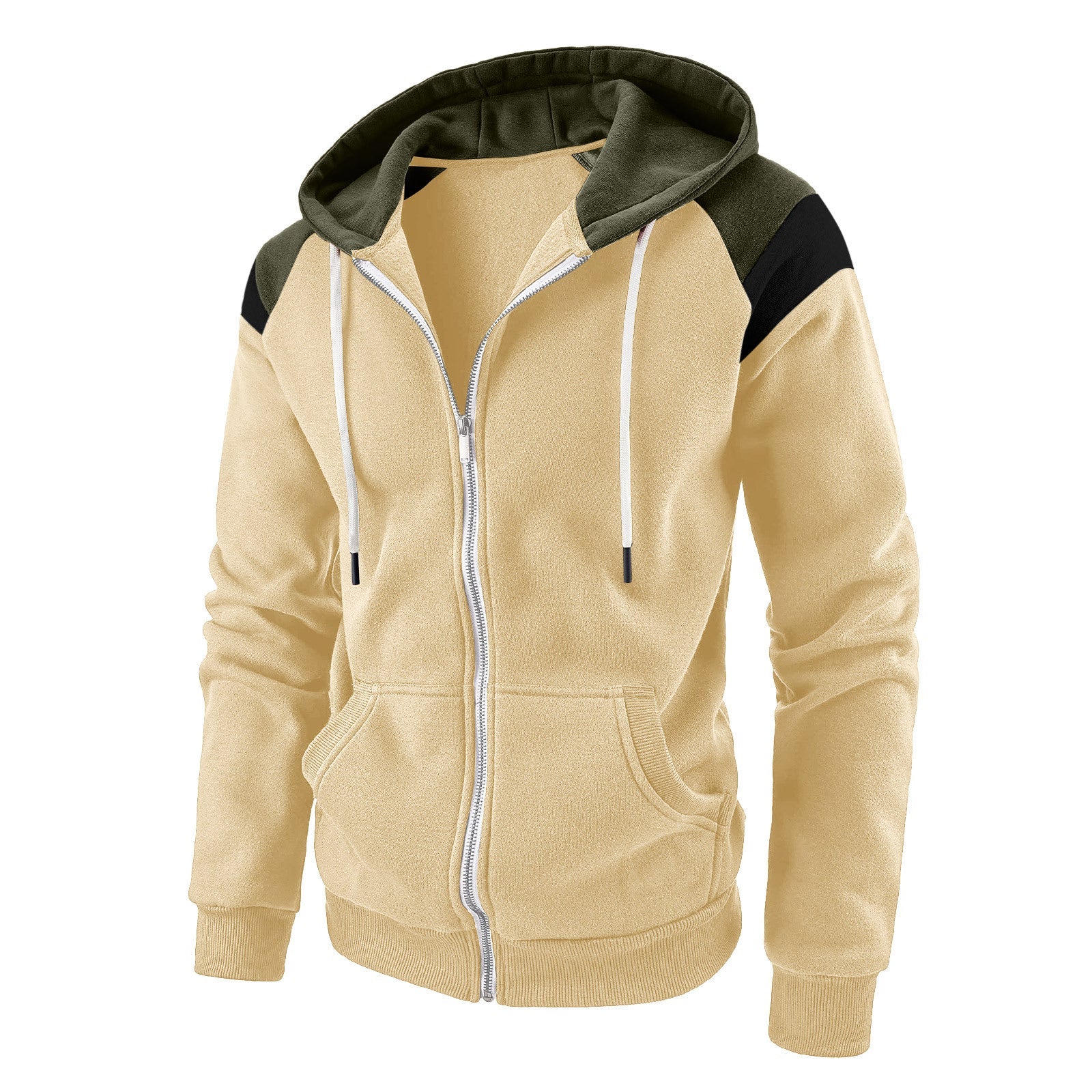 Herren sportlicher Kapuzenzipper Krohn-e