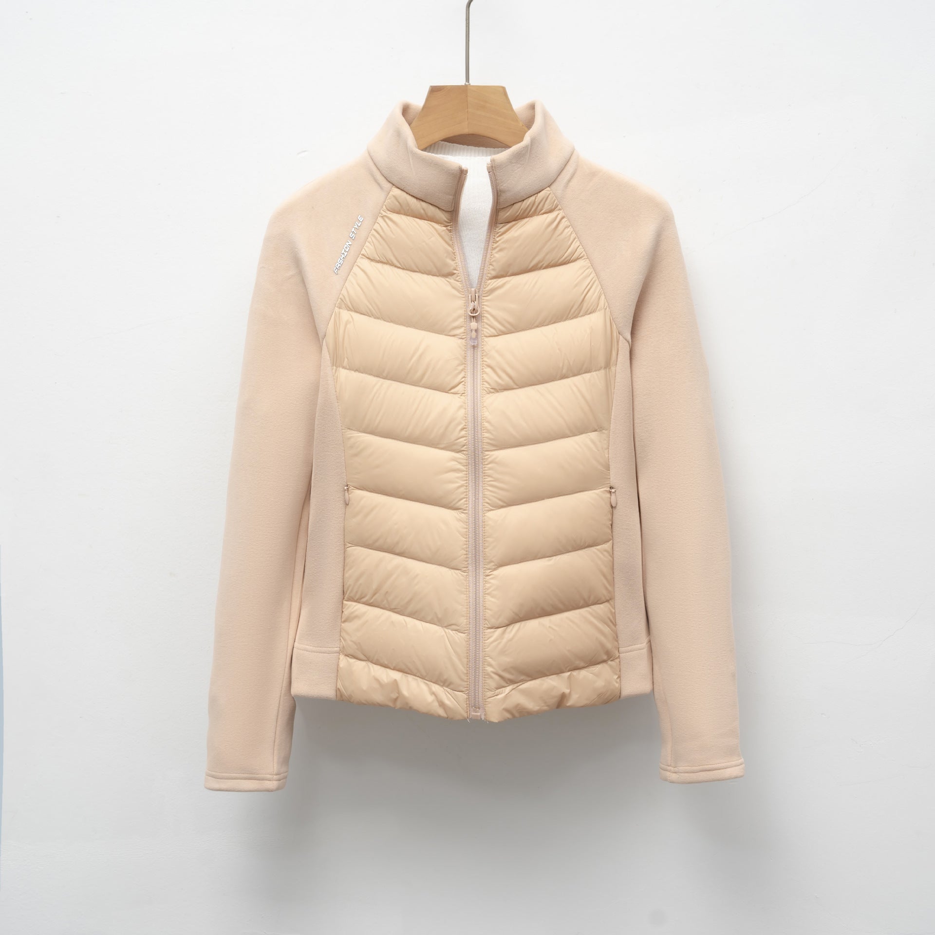 Damen gesteppte Sportjacke mit hohem Kragen und funktionalen Reißverschlusstaschen Krohn-e