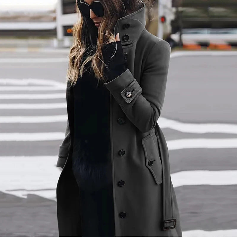 Damen eleganter und bequemer Trenchcoat Krohn-e