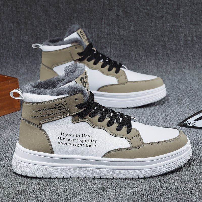 Damen High-Top Sneakers mit warmem Innenfutter und rutschfester Sohle Krohn-e