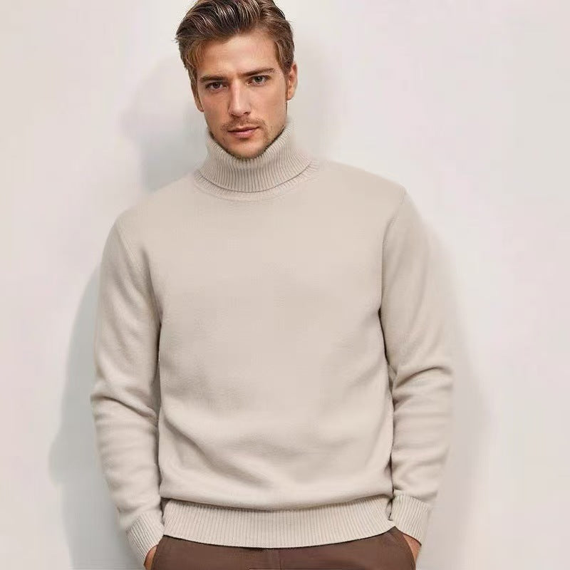 Herren Rollkragenpullover aus feinem Strick Krohn-e