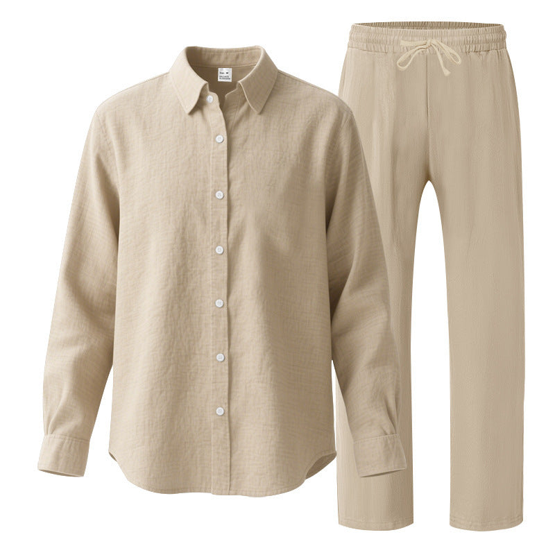 Herren Casual Freizeitanzug mit Oberteil und elastischer Hose Krohn-e