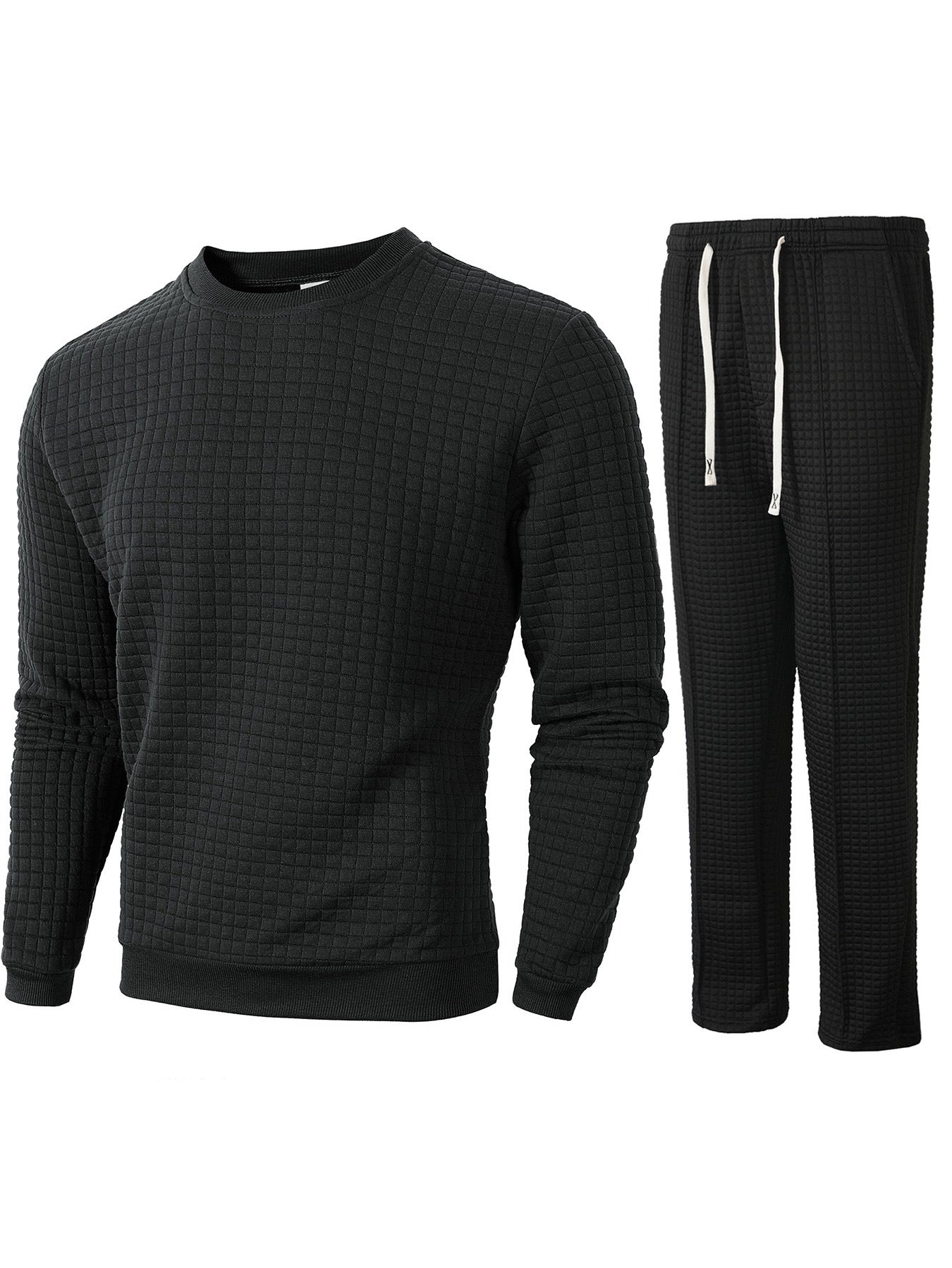 Herren gemütliches Sweatshirt und Jogginghose Set Krohn-e