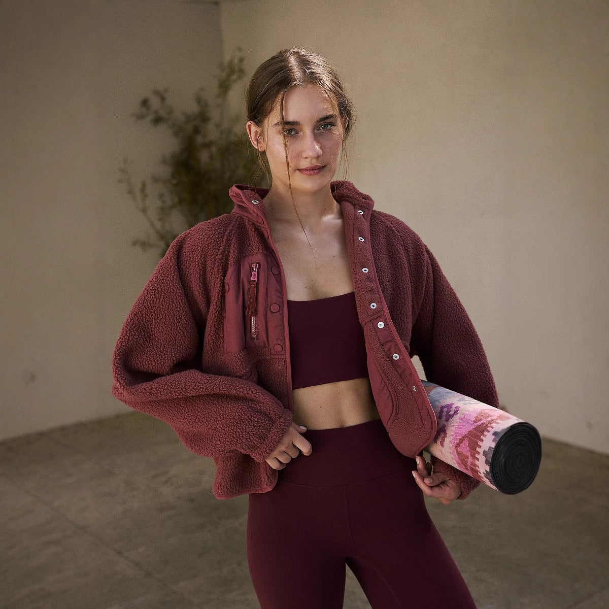 Damen elegante und gemütliche Fleecejacke Krohn-e