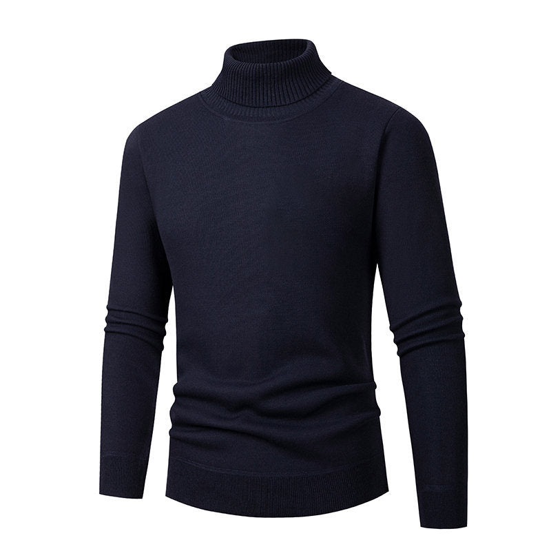 Herren eleganter Rollkragenpullover aus hochwertigem Material Krohn-e