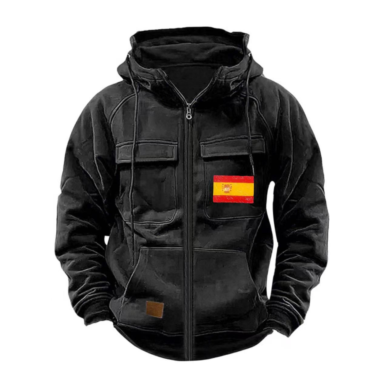 Herren funktionale Jacke mit mehreren Taschen Krohn-e