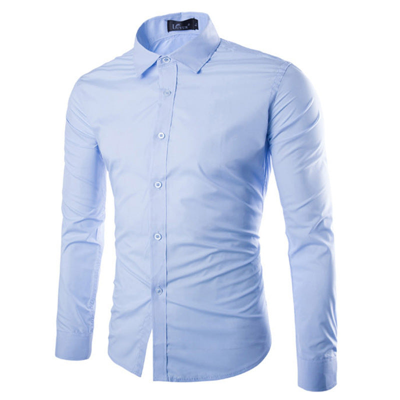 Herren elegante Langarmhemd Krohn-e
