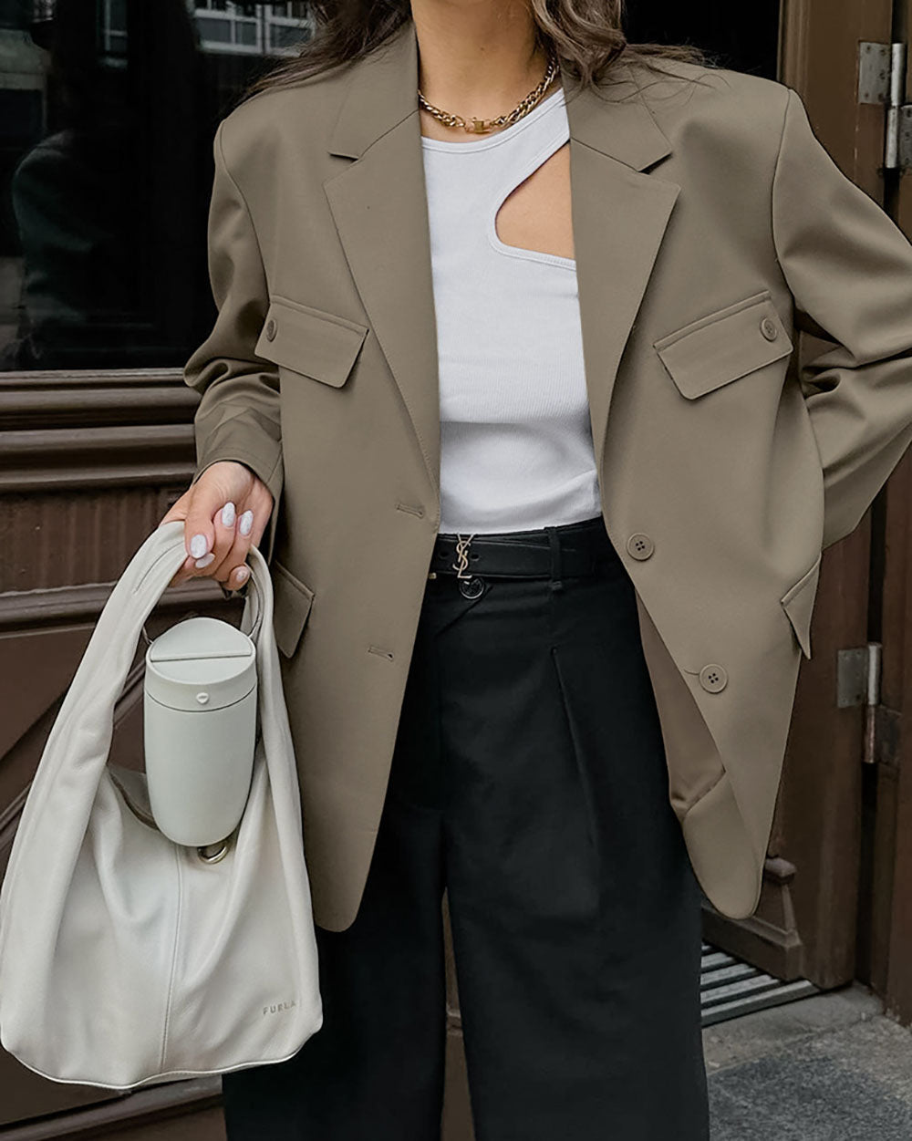 Krohn-e | Loose Fit Vier Taschen Design Blazer