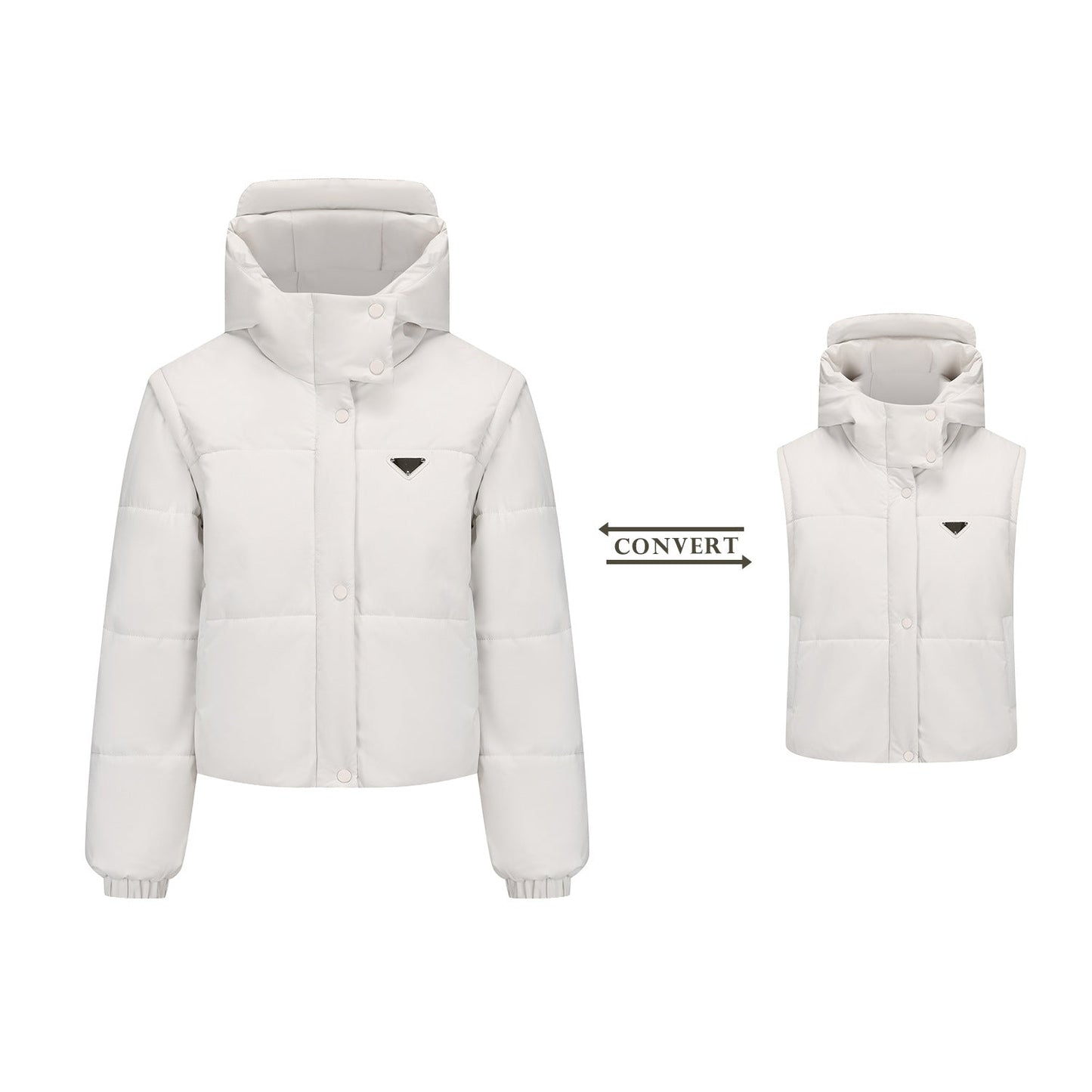 Damen wandelbare Steppjacke Krohn-e