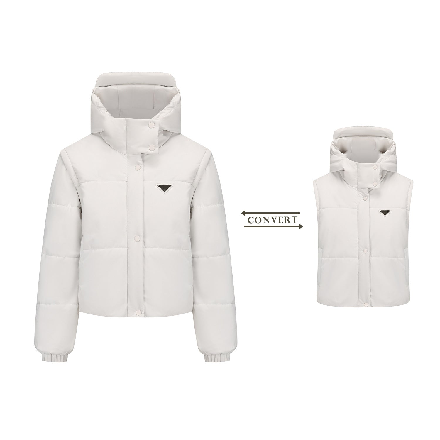Damen wandelbare Steppjacke Krohn-e