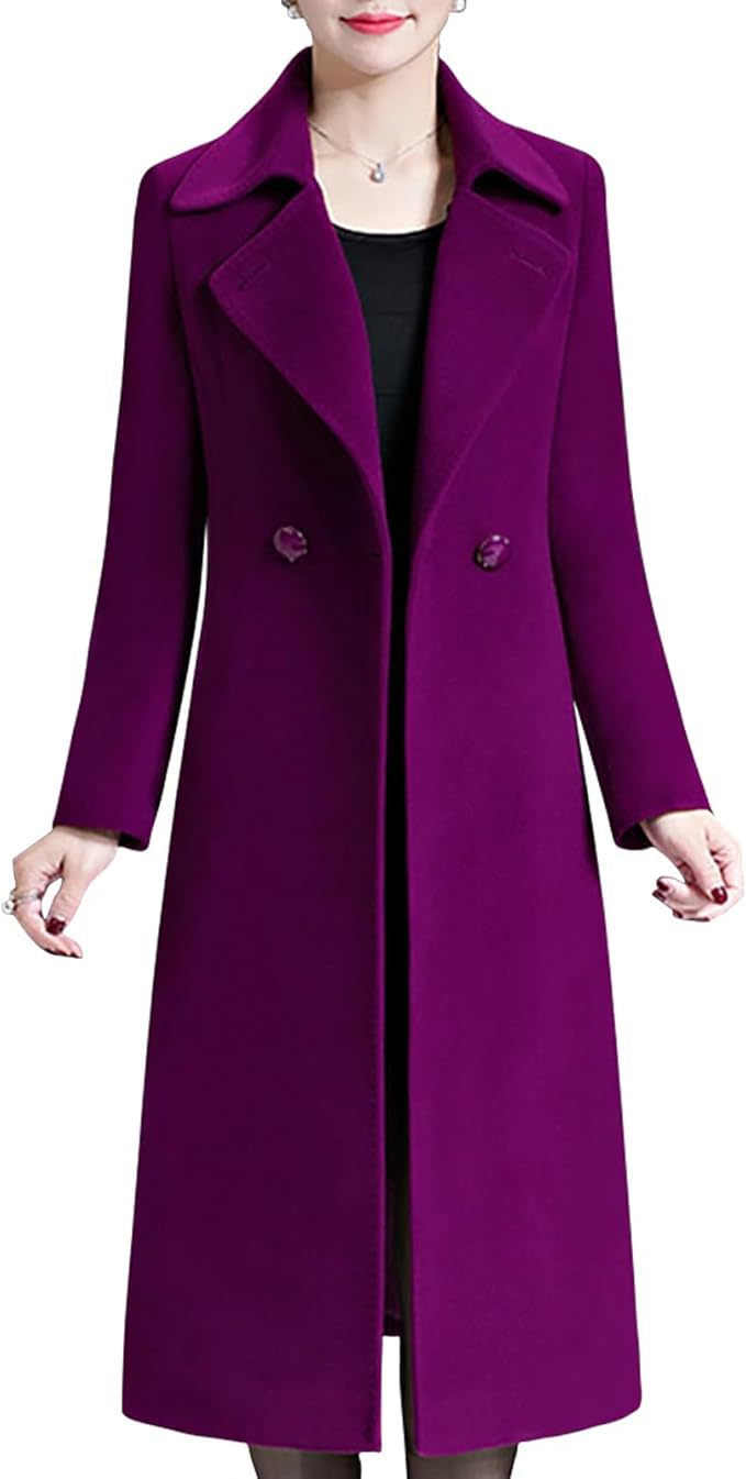 Damen Eleganter langer Mantel Krohn-e