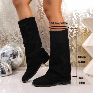 Damen Weiche Winterstiefel aus Veloursleder Krohn-e