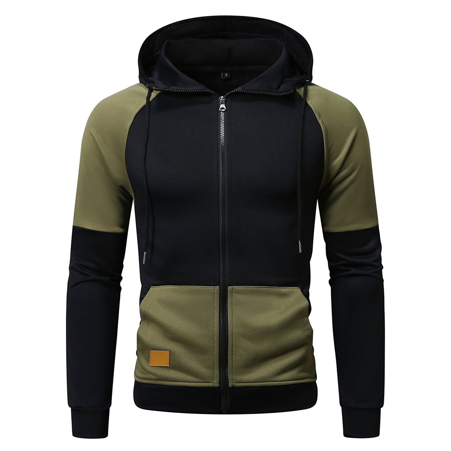 Herren sportlicher Kapuzenpullover mit einzigartigem Farbblock-Design Krohn-e