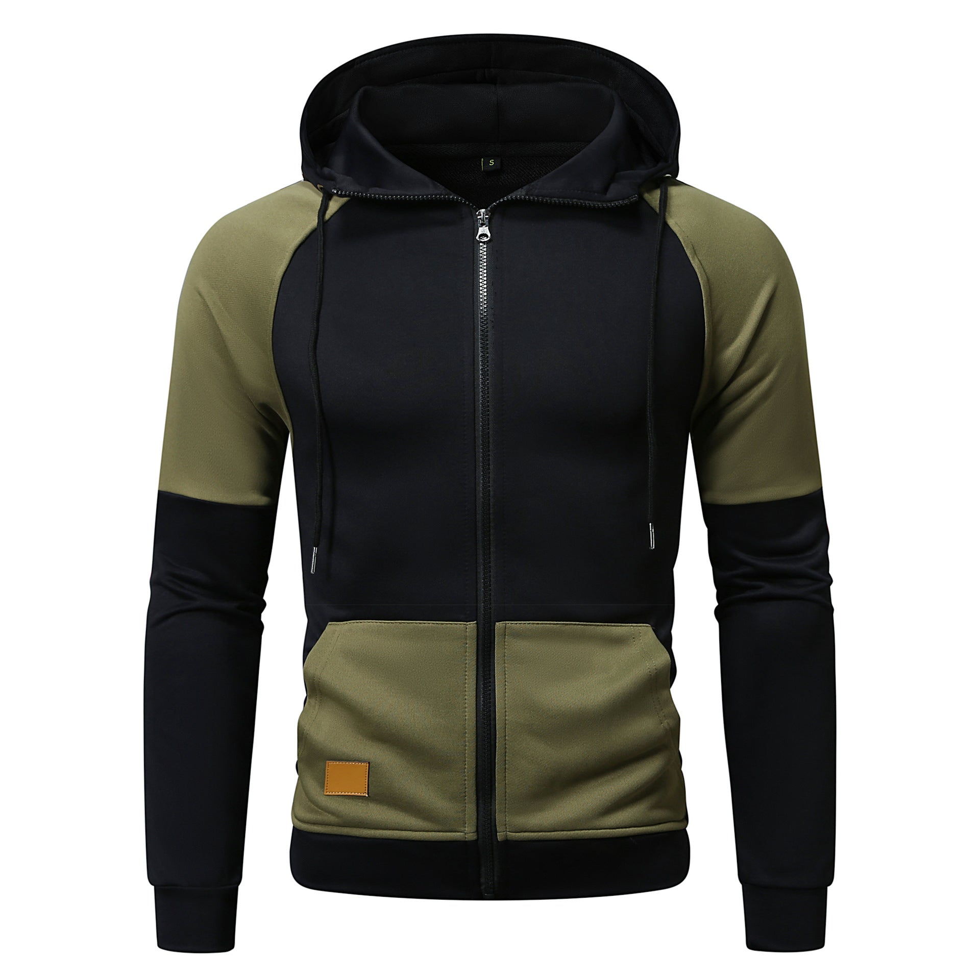 Herren sportlicher Kapuzenpullover mit einzigartigem Farbblock-Design Krohn-e