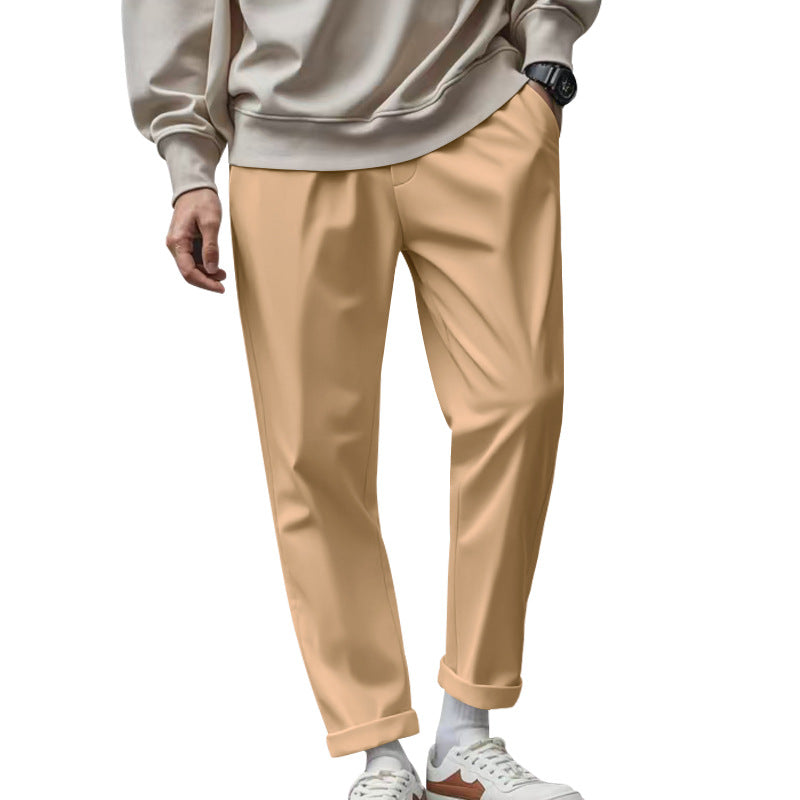 Herren elegante Chino-Hose mit bequemem Bund und modischem Schnitt Krohn-e