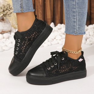 Damen Sportliche Sneaker mit luftdurchlässigem Spitze-Design Krohn-e