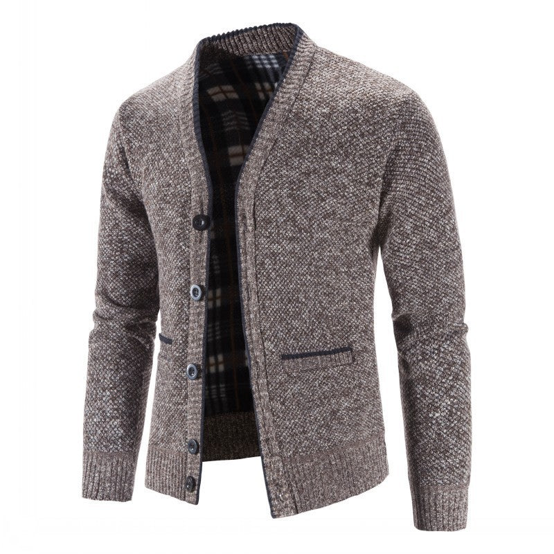 Damen Strickjacke im modernen Herringbone-Muster Krohn-e