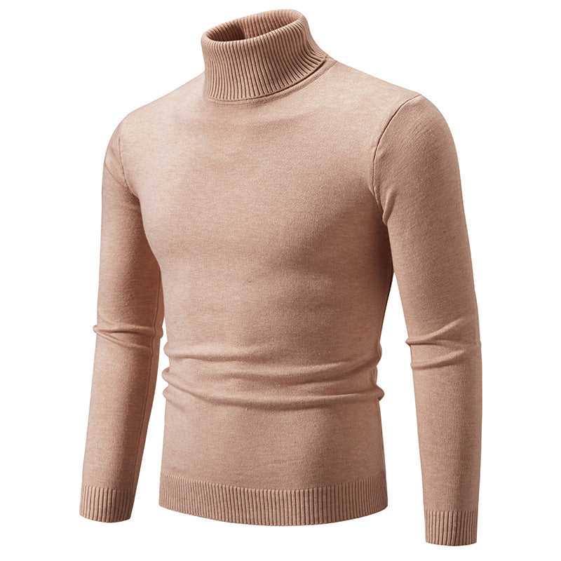Herren eleganter Rollkragenpullover aus feiner Baumwolle Krohn-e