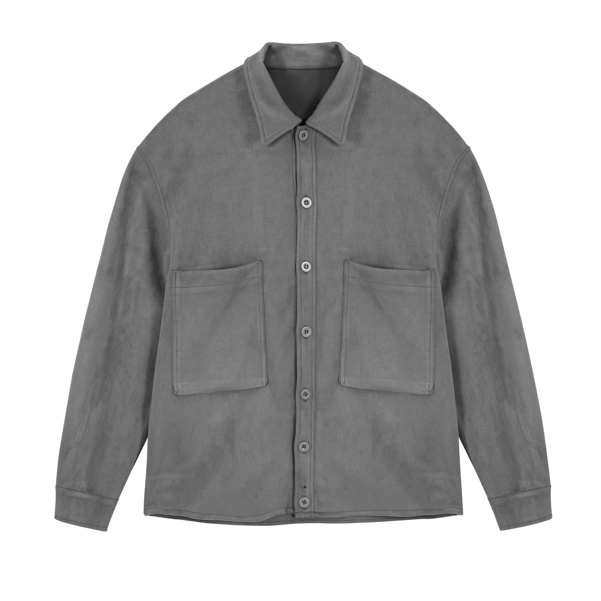 Damen lässige Overlay-Jacke mit praktischen Taschen und modernem Kragen Krohn-e