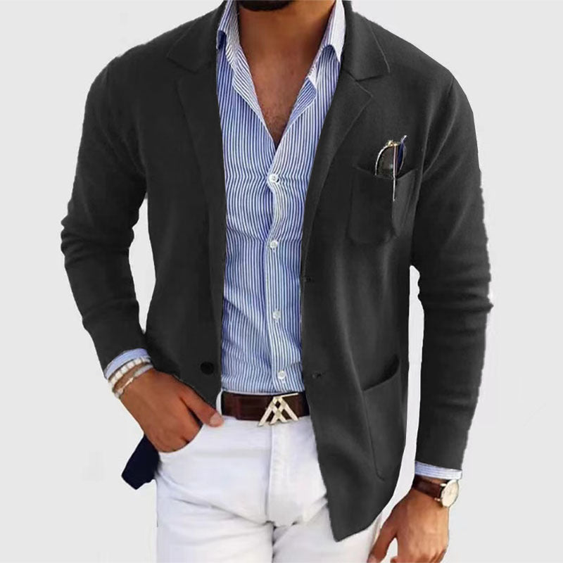 Herren elegante und bequeme Strickjacke Krohn-e