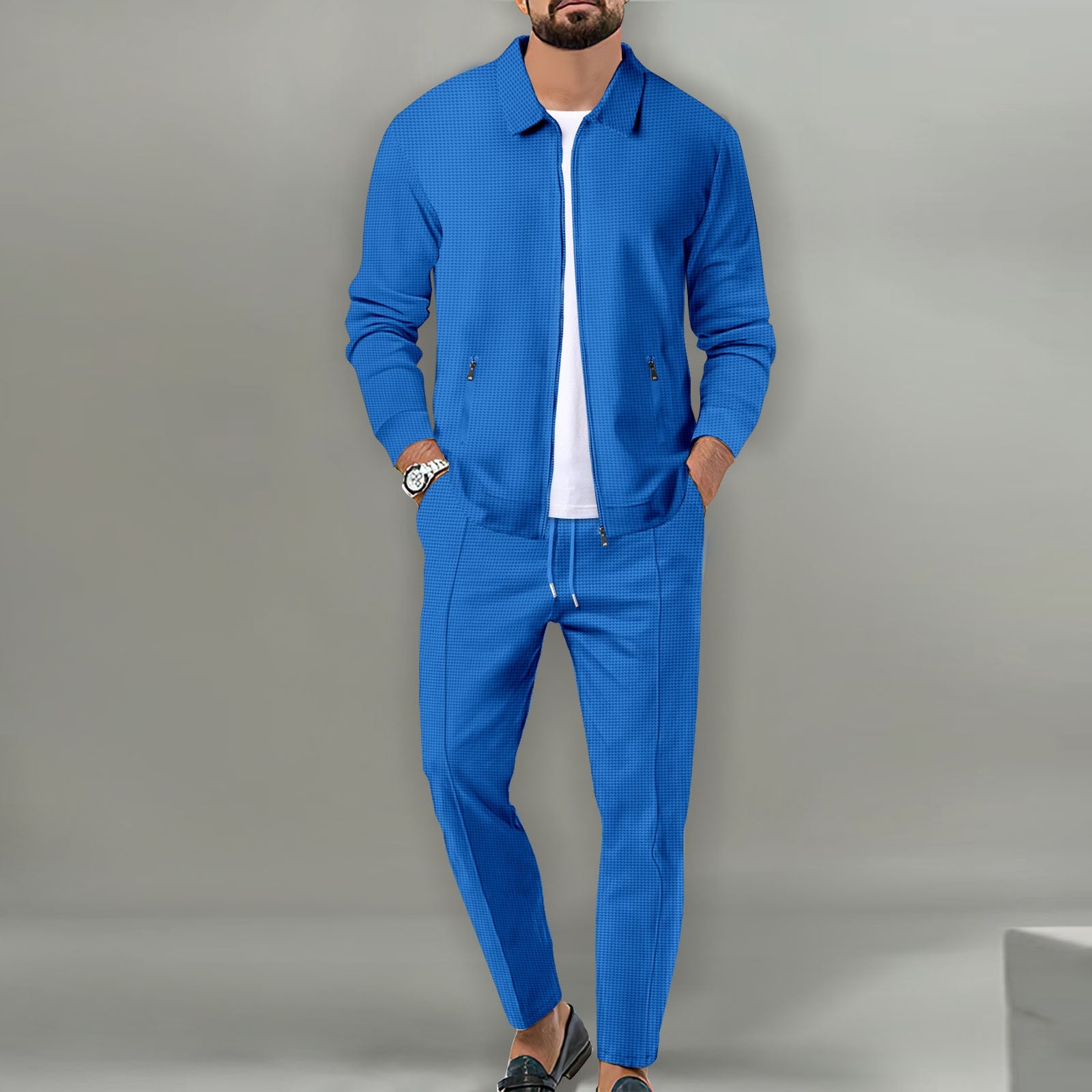 Herren Freizeit-Set aus atmungsaktivem Material mit praktischen Taschen Krohn-e
