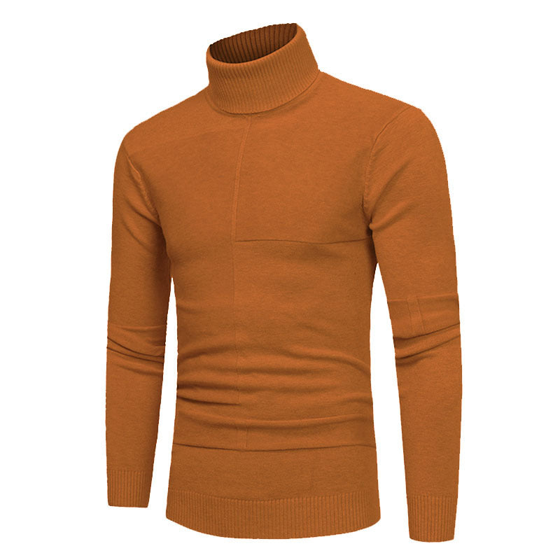 Herren Hochwertiger Rollkragenpullover aus weichem Strick Krohn-e