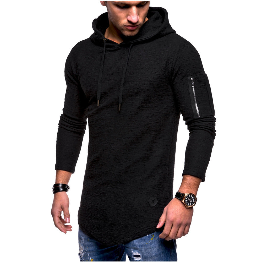 Herren lässiger Kapuzenpullover mit modischem Reißverschluss Krohn-e
