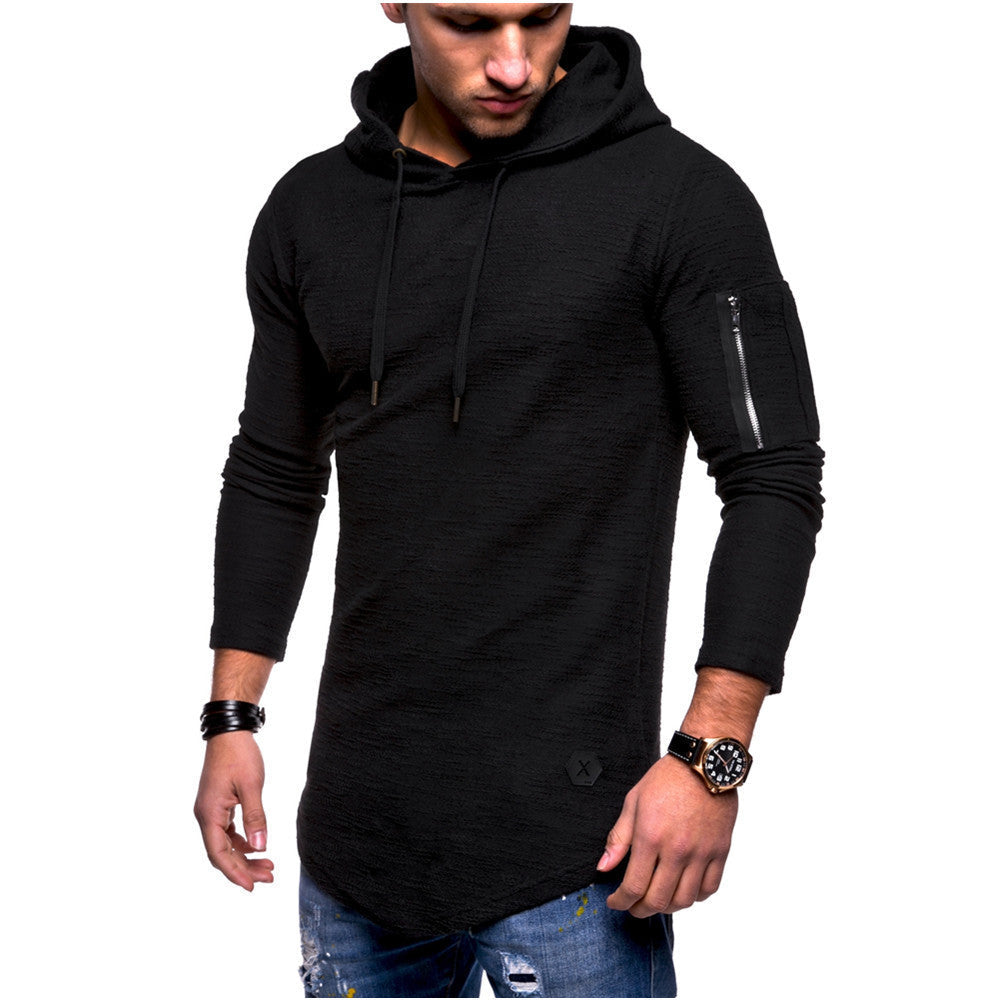 Herren lässiger Kapuzenpullover mit modischem Reißverschluss Krohn-e