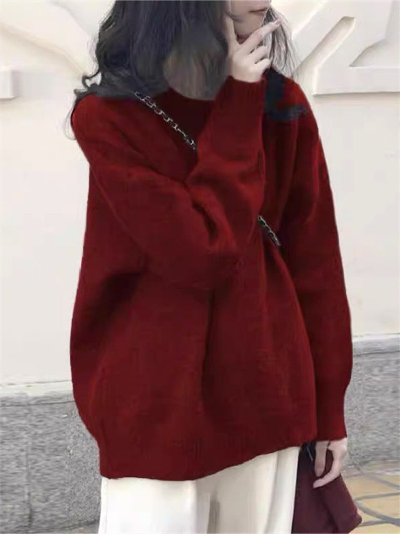 Damen Oversized Strickpullover mit weichem Material und lässigem Schnitt Krohn-e