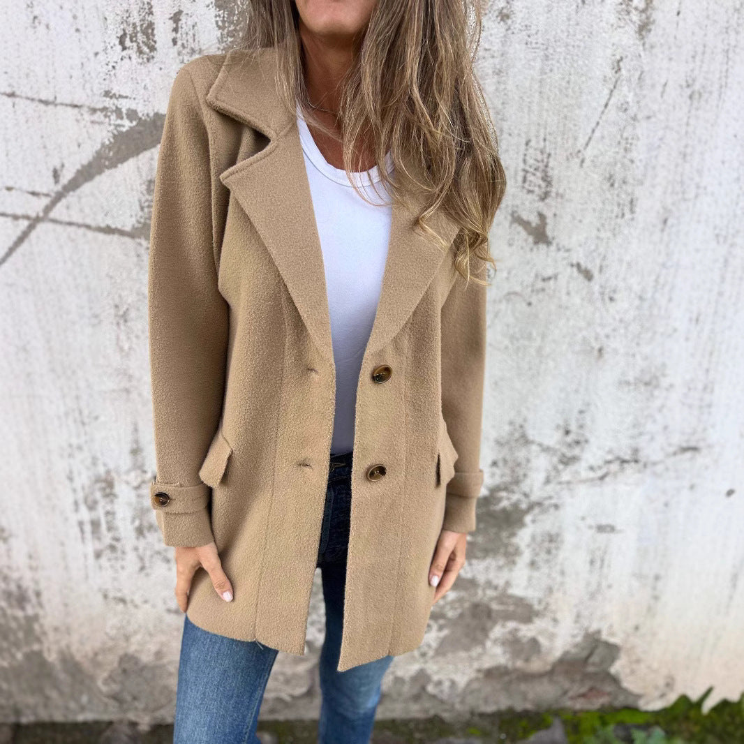 Damen modische Oversized-Manteljacke Krohn-e