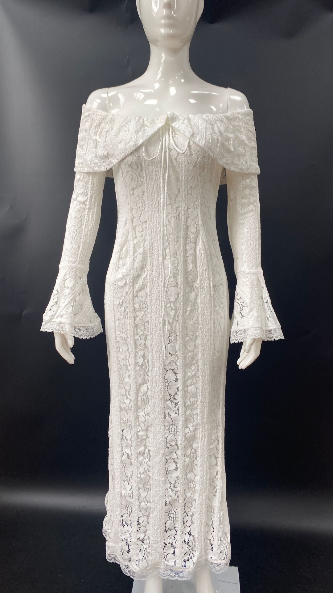 Fudus Elegantes Bustier-Langkleid, figurbetontes Meerjungfrauenkleid