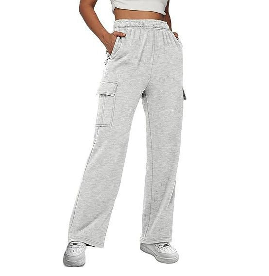 Damen Cargo-Hose mit weitem Bein und praktischen Seitentaschen Krohn-e