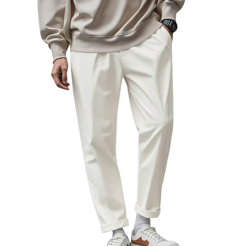Herren elegante Chino-Hose mit bequemem Bund und modischem Schnitt Krohn-e
