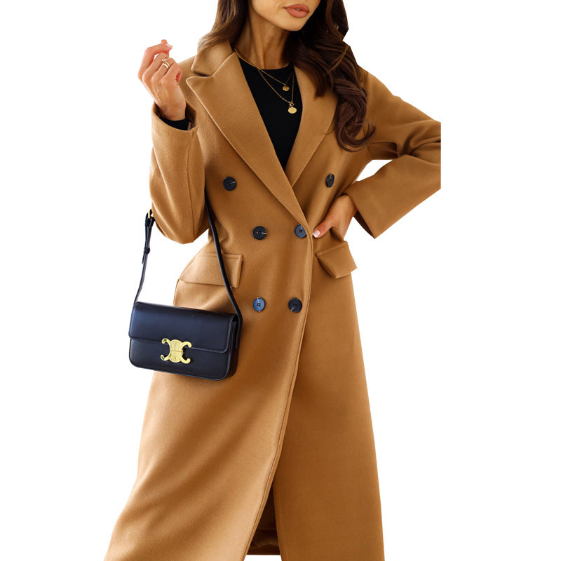 Damen Elegante und modische Wollmantel Krohn-e