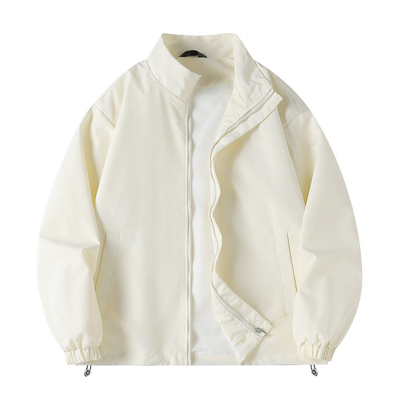 Herren lässige Windjacke mit hochabschließendem Kragen und praktischen Taschen Krohn-e