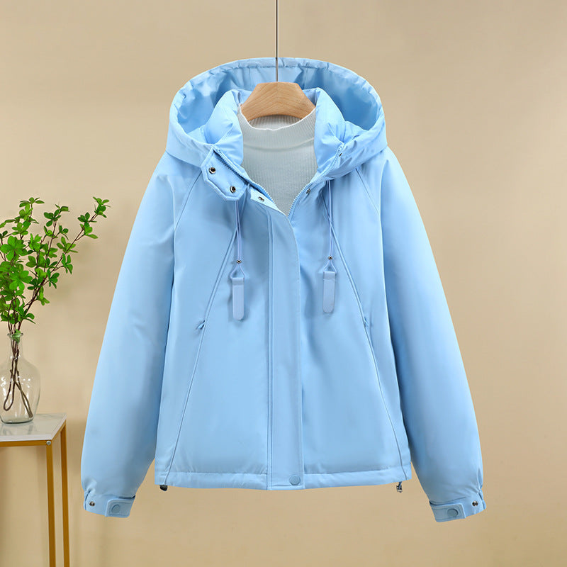 Damen Funktionale Softshelljacke mit verstellbarer Kapuze und hochwertigen Reißverschlüssen Krohn-e