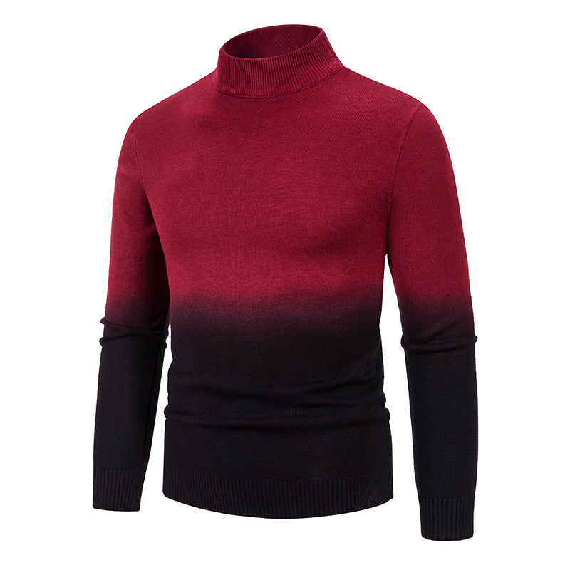 Herren rollkragen Pullover mit Farbverlauf Krohn-e