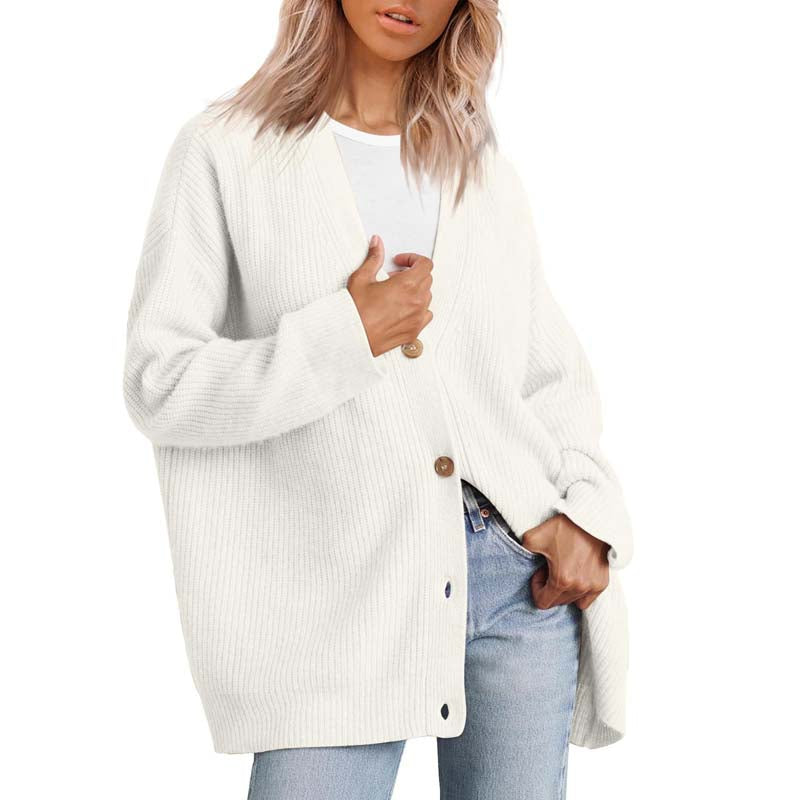 Krohn-e | Klassische Strick-Strickjacke für Alltag