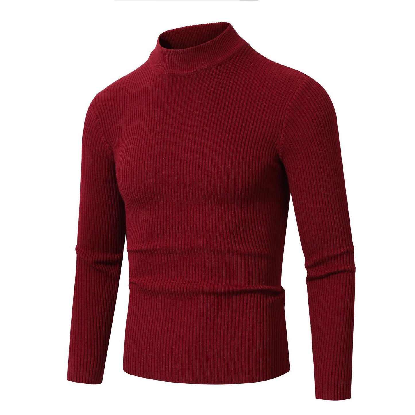 Herren modischer Rollkragenpullover aus feiner Wolle Krohn-e