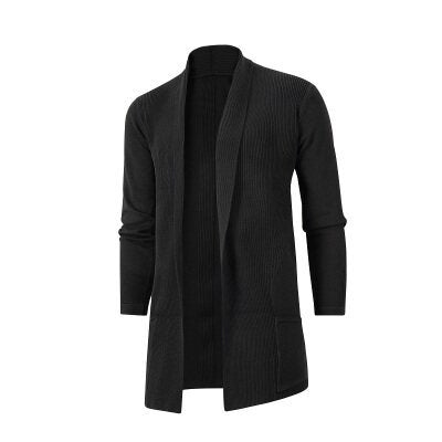 Herren Strickjacke mit offenem Schnitt und praktischen Taschen Krohn-e