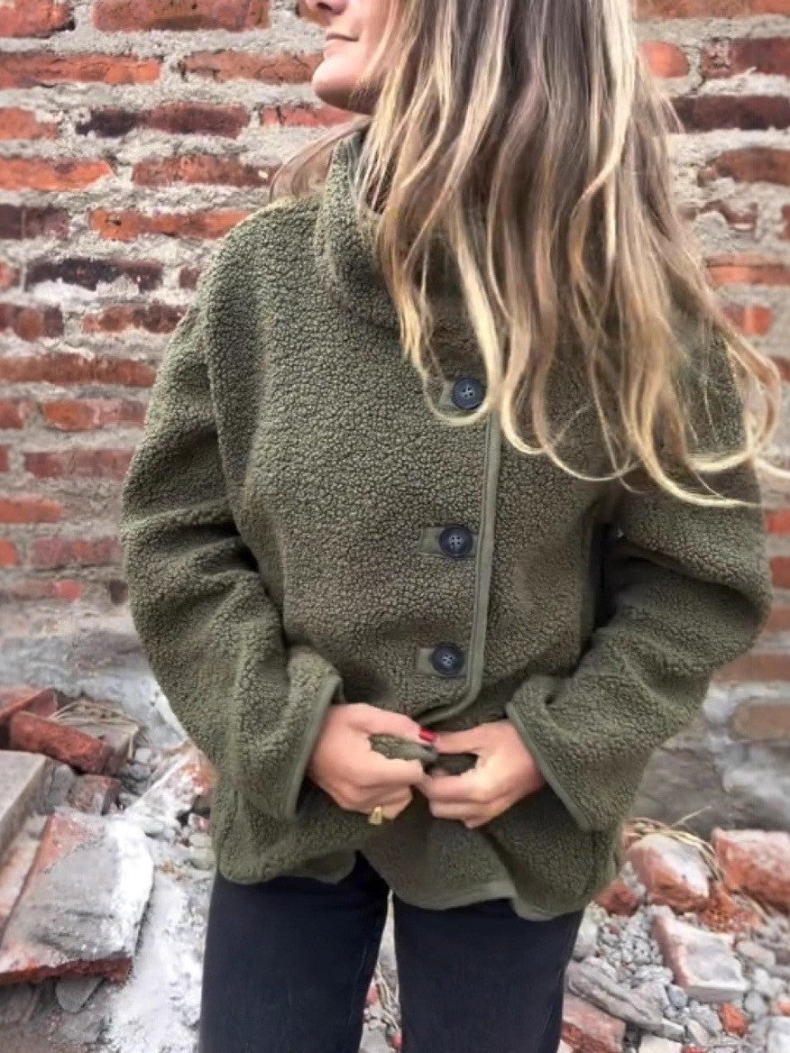 Damen lockere Fleecejacke Krohn-e