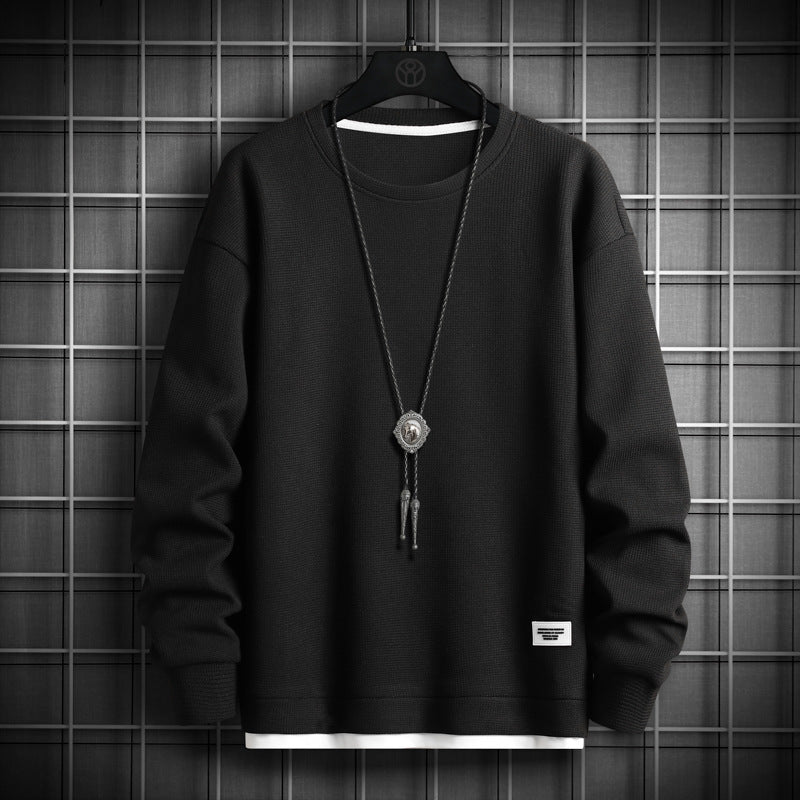 Herren lässiger Sweatshirt mit strukturiertem Stoff und modernem Schnitt Krohn-e