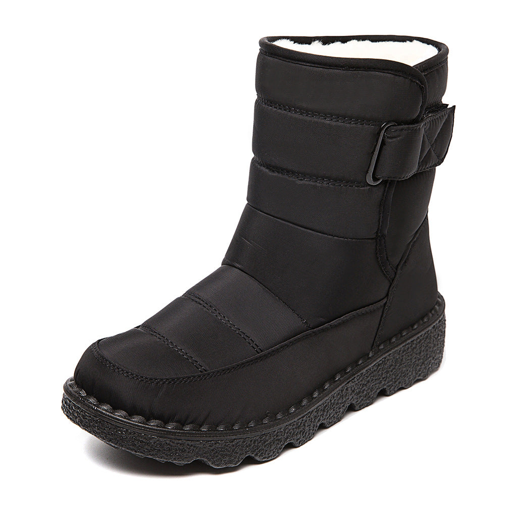 Krohn-e | Wasserdichte High-Top Slip-On Schneestiefel