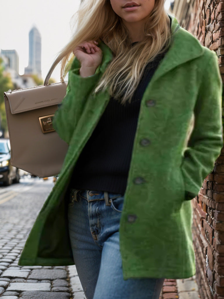 Damen trendiger Oversized-Mantel Krohn-e