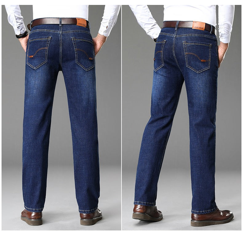Herren klassische Jeans im lässigen Business-Stil mit besonders bequemer Passform Krohn-e