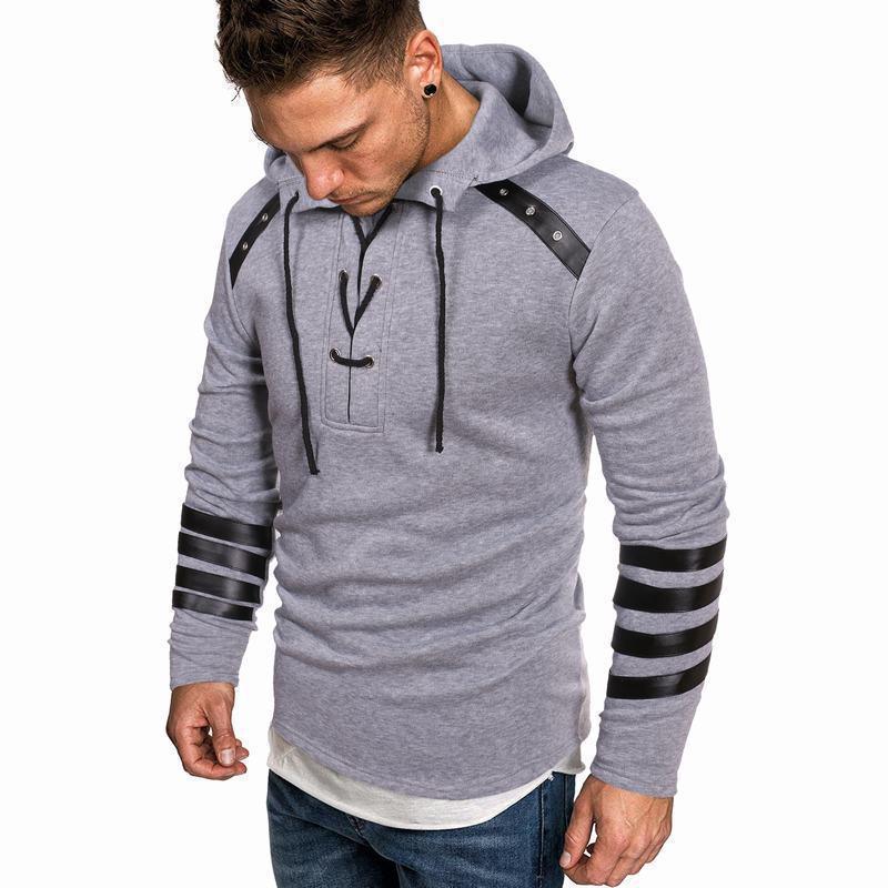 Herren lässiger Hoodie mit akzenten Krohn-e