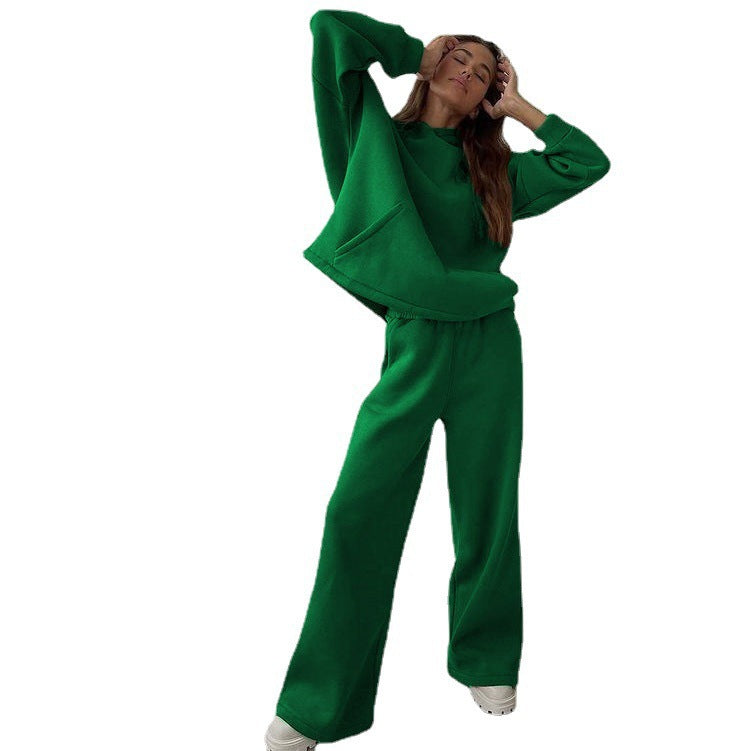 Damen lässiges und oversized Hoodie-Set mit weit geschnittenen Hosen Krohn-e